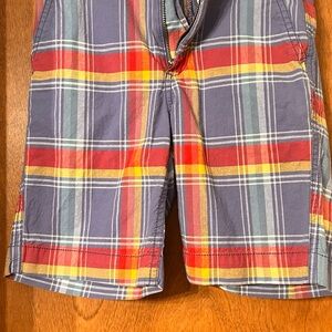 Plaid Boys Shorts in Multicolor